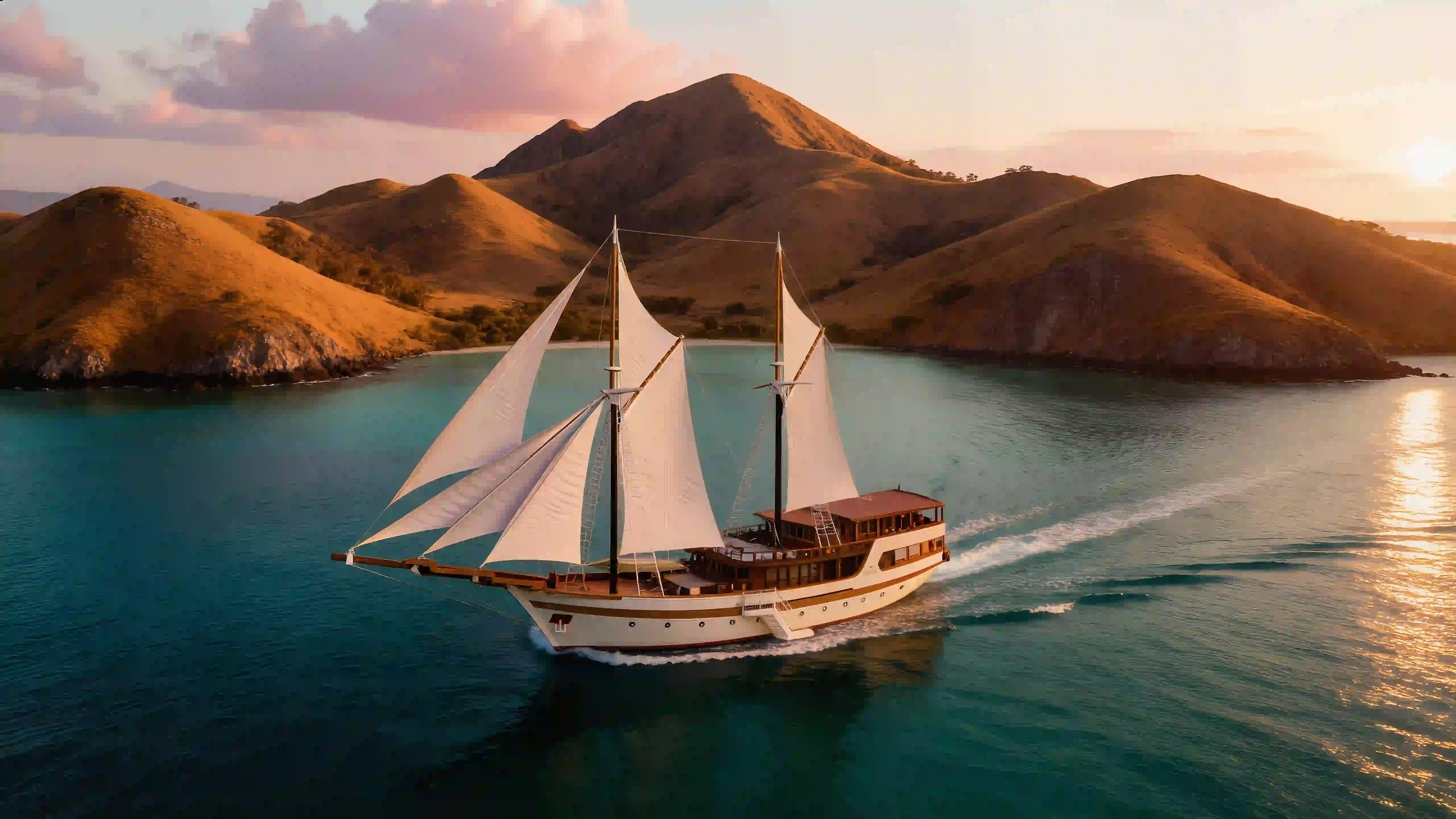 Phinisi at anchor